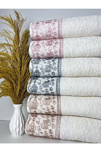 AYHANHOME 6 Рушник для рук та обличчя Gupurlu Ceyizlik 50x90
