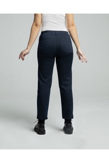 Monmark Mony Cropped Pamuklu Lacivert
