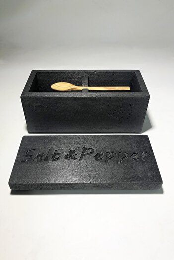 RocArt Home Decorative Desktop Concrete Salt and Pepper Shakers