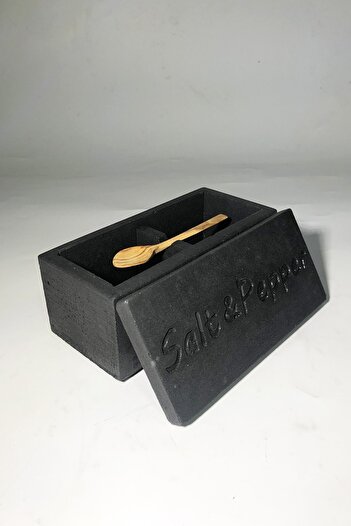 RocArt Home Decorative Desktop Concrete Salt and Pepper Shakers