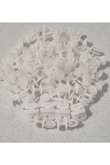 erdoğan hobi Curtain Button Curtain Roller 72+4 Cornice Button - 72 Pieces Snap-on Curtain Button 4 Pieces Lock Set