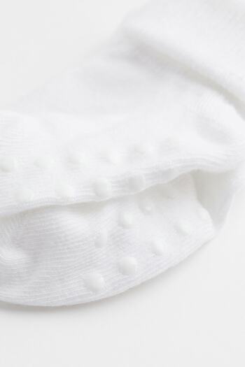 MEM SOCKS 5 опаковки от органичен памук против хлъзгане, бебешки/детски чорапи