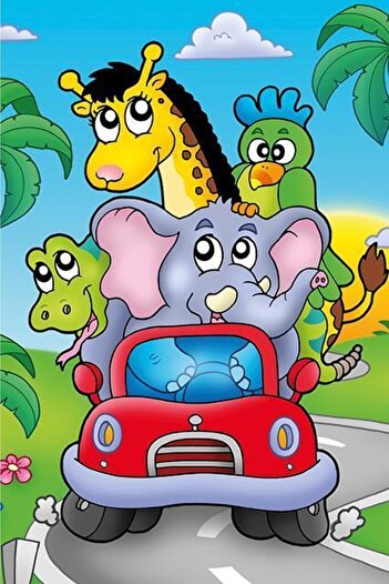 Art Puzzle 16 Piece Wooden Puzzle Captain Elephant 5850