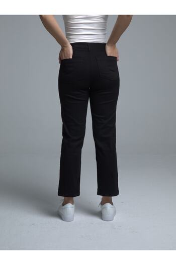 Monmark Mony Cropped Pamuklu Siyah