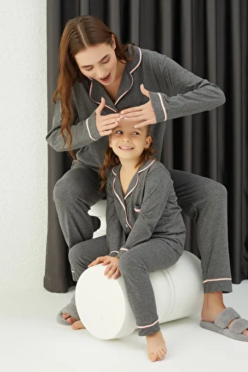 ELİTOL Cotton Buttoned Pajama Set