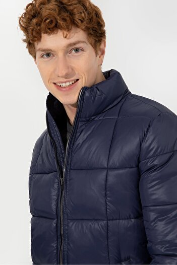 U.S. Polo Assn. Lacivert Erkek Mont