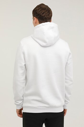 lumberjack 2w M-nasa Logo Hoodie 2pr White Men's Sweatshirt Hooded