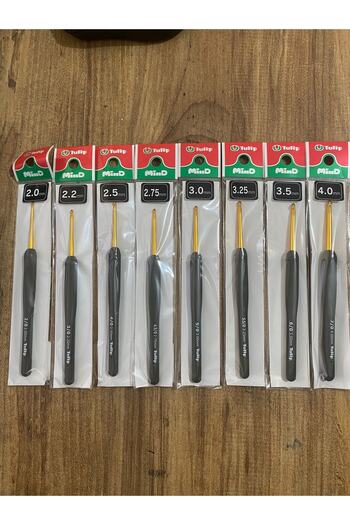 Tulip Etimo 2.00 - 2.2 - 2.50 - 2.75 - 3 - 3.25 - 3.50 - 4 mm μαλακό βελονάκι από μαλλί - (8 τεμ.)