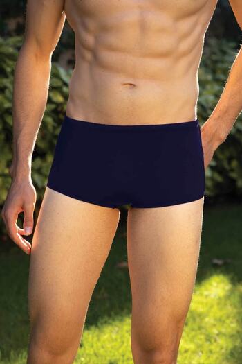 AYYILDIZ 209 Men's Navy Blue Boxer Swimsuit