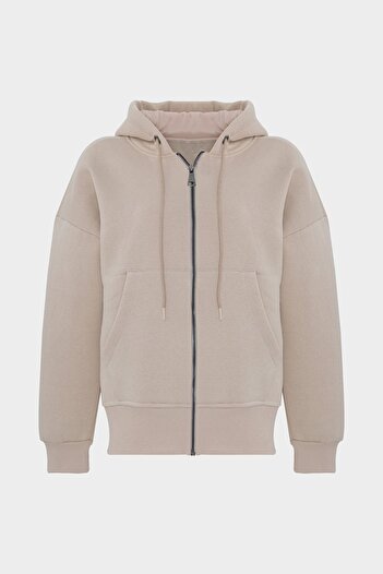 Açelya Okcu Hooded Zipper Sweatshirt