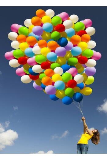 Hyd 10 Pieces Mixed Color Balloon Birthday Party Balloon