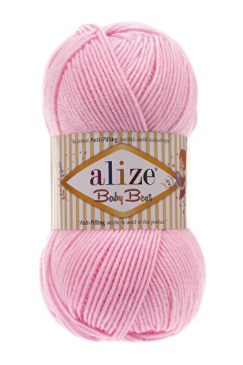 Alize Baby Best Αντιαλλεργικό Νήμα Πλεξίματος Μωρού 191 Ροζ