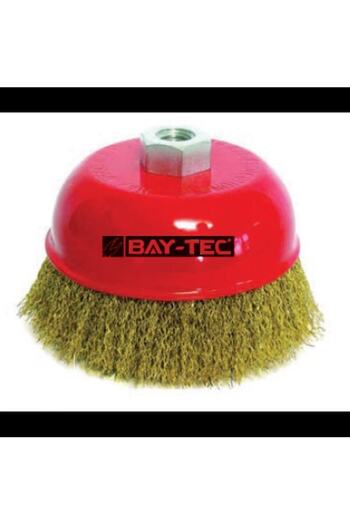 Baytec 75 mm Mug Cmc - Fringed Bowl Wire Brush