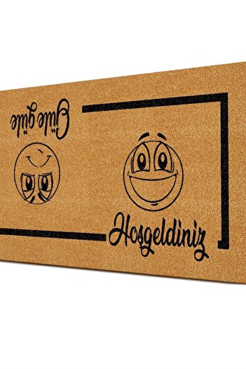 Decovetro Doormat Welcome Goodbye Patterned Front Door Mat 40 X 60 cm