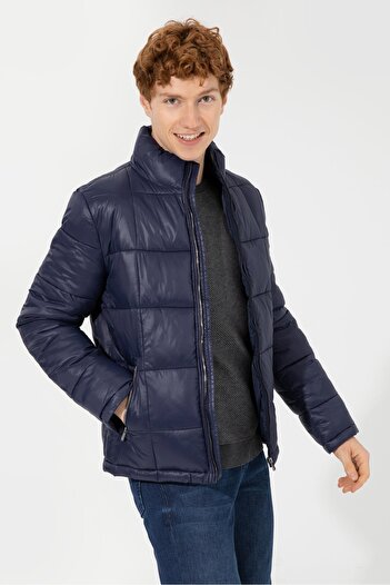 U.S. Polo Assn. Lacivert Erkek Mont