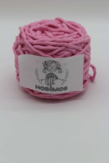 Hobimos Σχοινί Macrame Τσαρνάρισμα 3mm Μονό Περιστροφή 250 γραμμαρίων Ζωντανό χρώμα Γνήσιο βαμβάκι