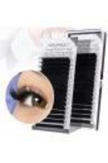 NAGARAKU 0.10 Kalınlık C Kıvrım Mix Ipek Kirpik 7- 15 Mm Boy Aralığı