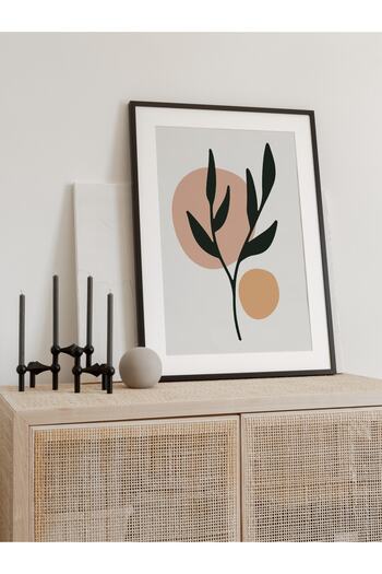 Postifull Botanical and Aesthetic Wall Painting, Frameless Poster, Living Room, Kitchen and Office Wall Decoration