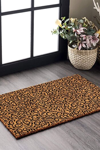 Decovetro Doormat Ivy Patterned Front Door Mat 40 X 60 cm
