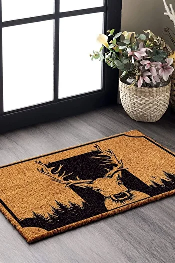 Decovetro Deer Patterned Door Mat