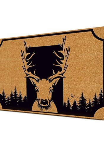 Decovetro Deer Patterned Door Mat