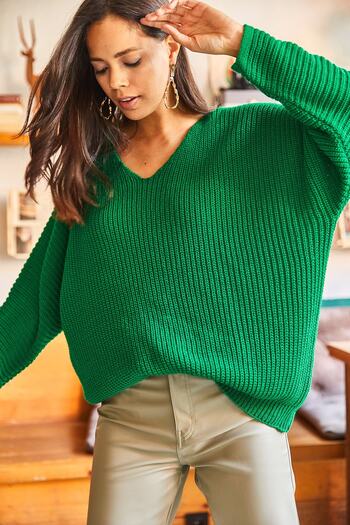 Olalook V λαιμόκ κατοίκι Σαλονίκης πλεκτό oversized πουλόβερ