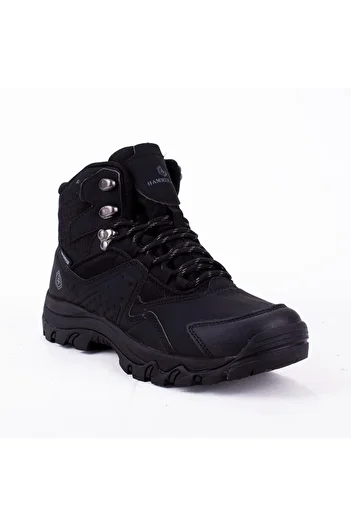 Hammer Jack Ανδρικές αδιάβροχες κοντές μπότες Vader Black Αδιάβροχες μπότες με κορδόνια Comfortable Fit 101 23174-M