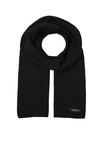 Jack & Jones Einfarbiger Schal mit Logo-Details