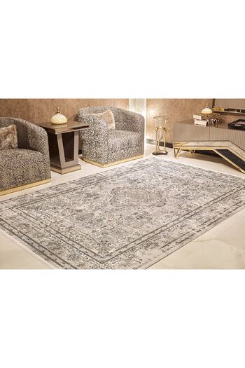 GÜMÜŞSUYU Halı Ipekzade100 1380 Gri
