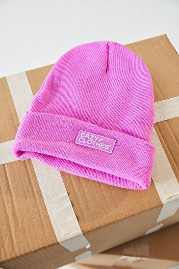 Eazy Co Eazy Basic Unisex Ροζ Μπερέ