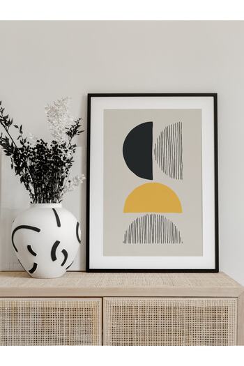 Postifull Minimal and Aesthetic Wall Painting, Frameless Poster, Living Room, Kitchen and Office Wall Decoration