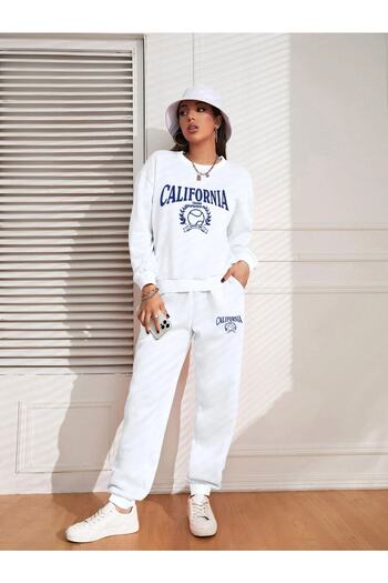 Machetta Σετ φούτερ με στάμπα μεγάλου μεγέθους California Tennis Design