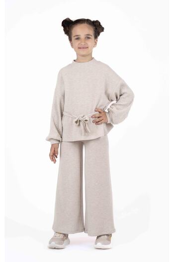 best kids Girl's Beige Knitwear Set