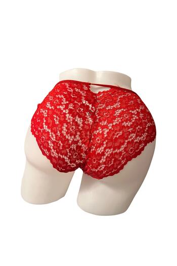Jabi Women's Red Lace Panties