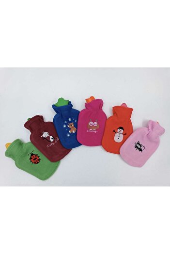 KÜÇÜK EW Plush Hot Water Bag Thermofor| Colorful Small 600 Ml