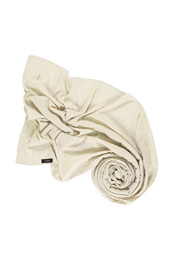 Sarar Ekru %100 Pamuk Brıght Cool Shawl