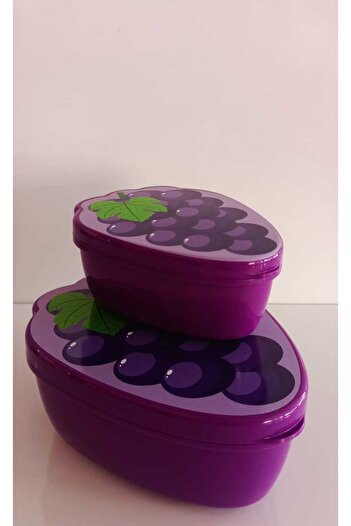HOBBY LİFE 02 1179 Funny Set of 2 Storage Containers