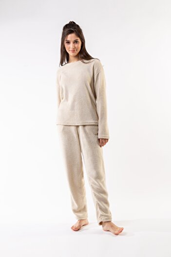Minteks Дамски комплект с ангорски Wellsoft Basic Neck