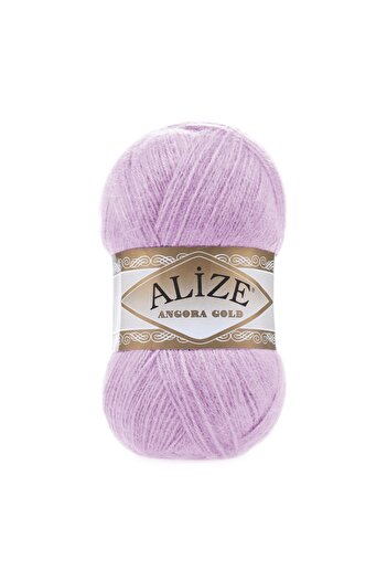 Alize Angora Gold 27 Lilac 100 Gr. Knitting Yarn 20% Wool - 80% Acrylic 100 Gr - 550 M