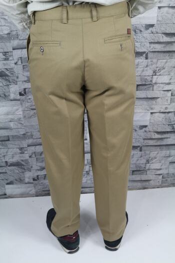 Bilgiçler Erkek Hardal Keten Pantolon