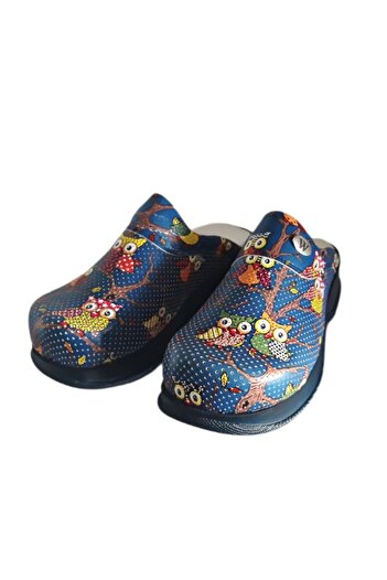Owlet Medikal Navy Blue Owl Patterned Sabo Slippers