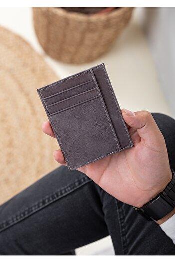 Niki Leather Leather Card Holder Wallet