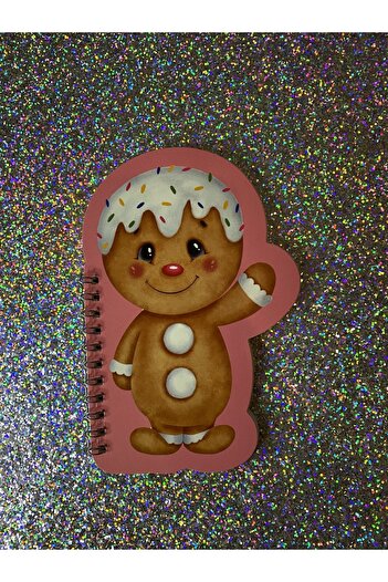 4nio Pink Cookie Mini Shaped Notebook