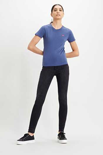 Levi's Mile High Super Skinny Γυναικείο Jean Παντελόνι - Black Ground