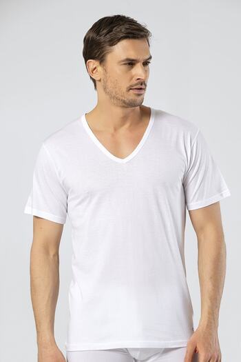 Cacharel 2 Pieces, Modal Cotton, Single Jersey Men's T-Shirt