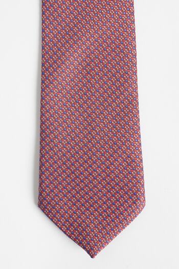 ALTINYILDIZ CLASSICS Men's Red-blue Patterned Tie