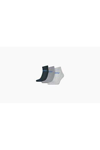Levi's Mid Cut Batwing Logo Socks - 3 Pack
