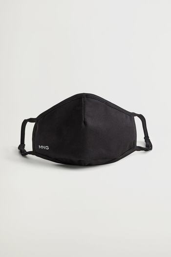 MANGO Woman Women's Black Face Mask