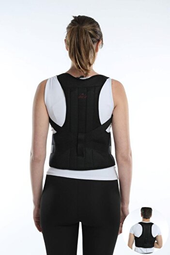 Trendform Unisex Black Upright Posture Stop Orthopedic Waist and Back Support Corset