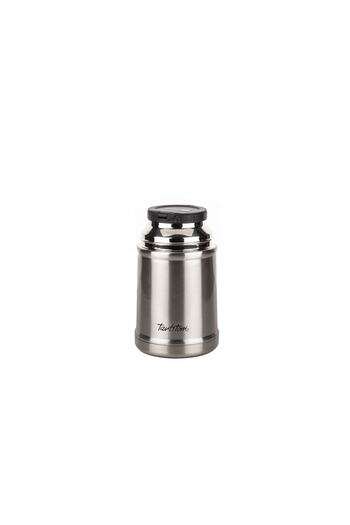 Tantitoni Gray Stainless Steel Food Thermos with Spoon 700ml